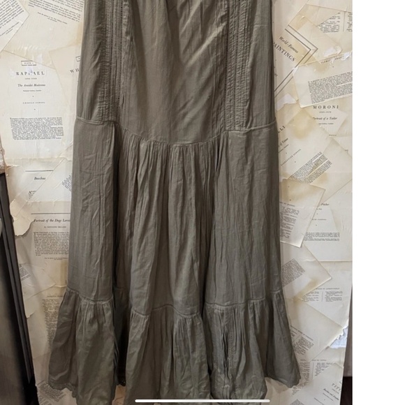 Free People Meadows Edge Maxi Dress in seaweed size XS - Picture 7 of 9